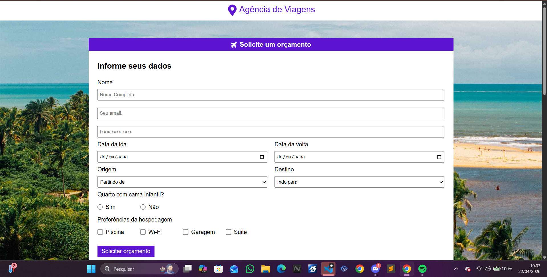 Agência de viagens